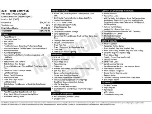Used 2021 Toyota Camry SE image 6