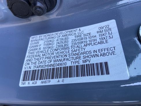Used 2022 Honda CR-V Touring image 34