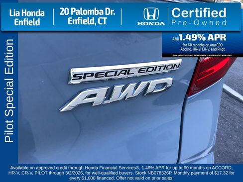Certified 2022 Honda Pilot Special Edition image 31