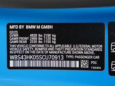 Used 2025 BMW M4 CS AWD/4WD image 50