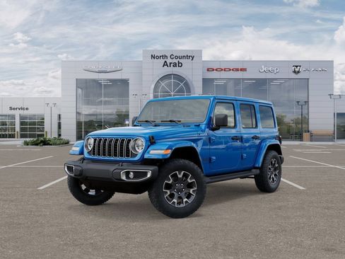 Used 2025 Jeep Wrangler Unlimited Sahara w/ Safety Group AWD/4WD image 1