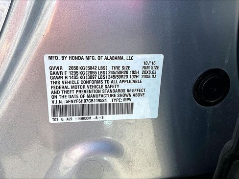 Used 2016 Honda Pilot Elite image 32