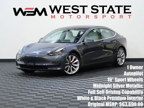 Used 2019 Tesla Model 3 Performance image 1
