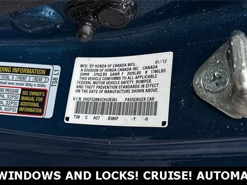 Used 2012 Honda Civic EX image 31