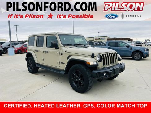 Used 2022 Jeep Wrangler Unlimited Sahara AWD/4WD image 1