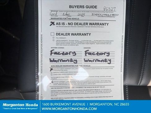 Used 2024 Ford Edge SEL AWD/4WD image 27