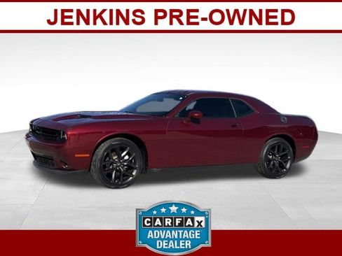Used 2022 Dodge Challenger SXT w/ Blacktop Package RWD image 1