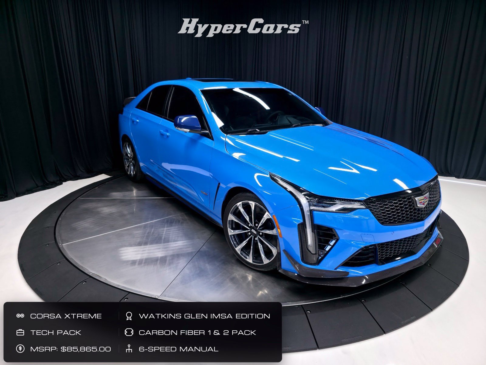 Used 2023 Cadillac CT4 V Blackwing w/ Watkins Glen IMSA Edition RWD image 1