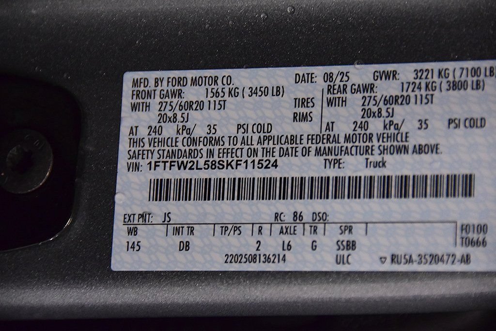 New 2025 Ford F150 STX w/ Equipment Group 200A AWD/4WD image 17