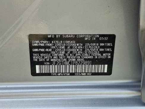 Used 2023 Subaru Crosstrek 2.5i Limited w/ Moonroof Package image 30