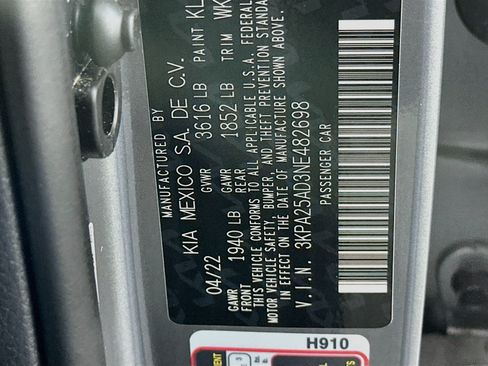 Used 2022 Kia Rio S FWD image 12