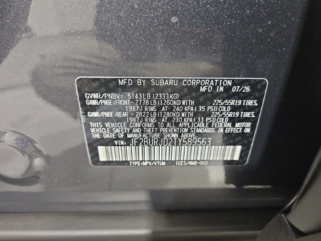 New 2026 Subaru Outback Touring XT AWD/4WD image 30