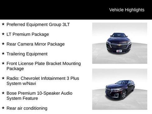 Used 2023 Chevrolet Traverse LT w/ LT Premium Package AWD/4WD image 13