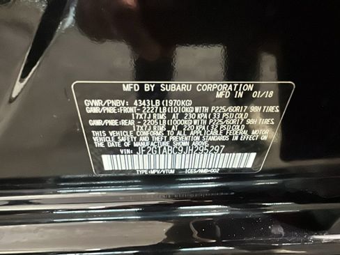 Used 2018 Subaru Crosstrek 2.0i Premium w/ Popular Package #3 AWD/4WD image 12