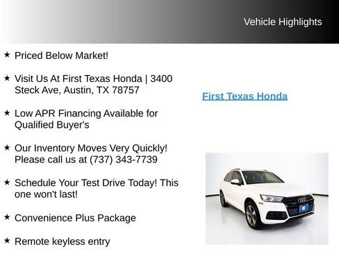 Used 2020 Audi Q5 2.0T Premium AWD/4WD image 9