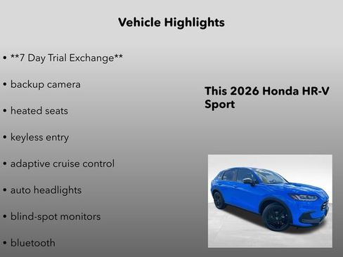New 2026 Honda HR-V Sport image 5
