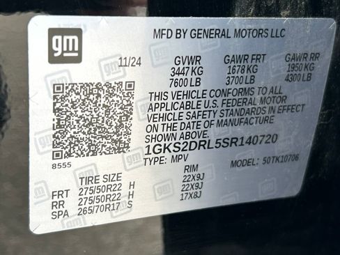 Used 2025 GMC Yukon Denali w/ Sun & Power Step Package AWD/4WD image 44