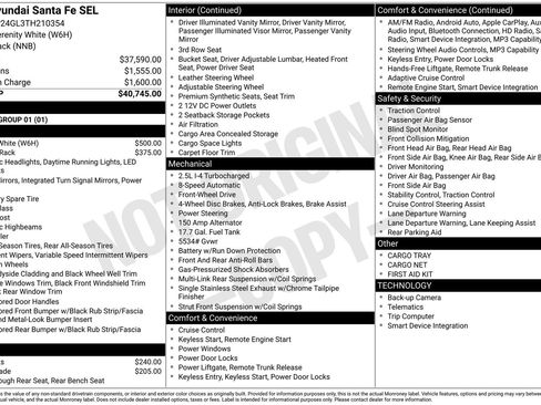 New 2026 Hyundai Santa Fe SEL FWD image 20