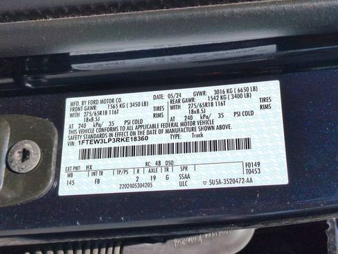 Used 2024 Ford F150 XLT w/ Equipment Group 302A MID AWD/4WD image 36