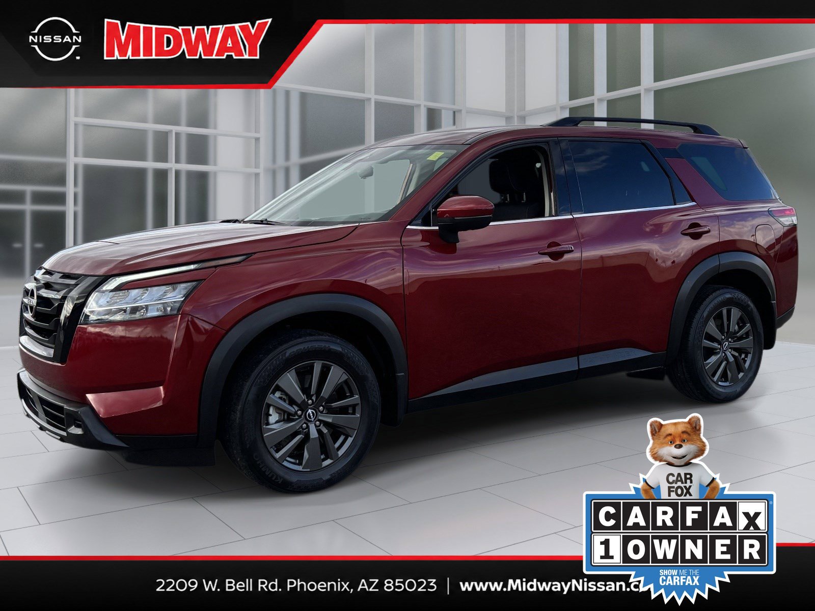 Used 2022 Nissan Pathfinder SV w/ SV Black Package FWD image 1
