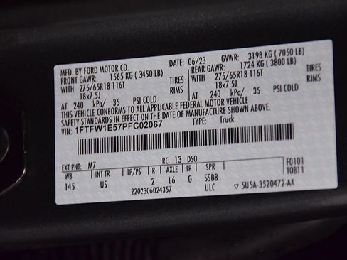 Used 2023 Ford F150 XLT w/ Equipment Group 302A High AWD/4WD image 18