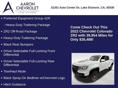 Used 2022 Chevrolet Colorado ZR2 image 10