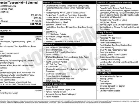 Used 2024 Hyundai Tucson Limited AWD/4WD image 7