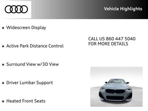 Used 2023 BMW M240i xDrive Coupe w/ Premium Package AWD/4WD image 43