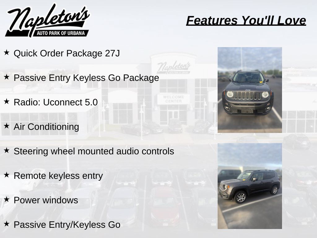 Used 2016 Jeep Renegade Latitude AWD/4WD image 5