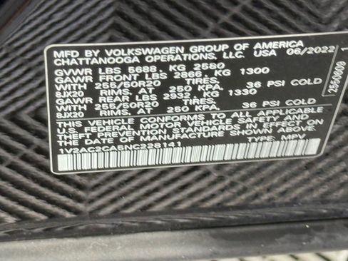 Used 2022 Volkswagen Atlas Cross Sport SEL R-Line image 22