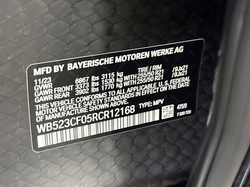 Certified 2024 BMW iX xDrive50 w/ Sport Package AWD/4WD image 19