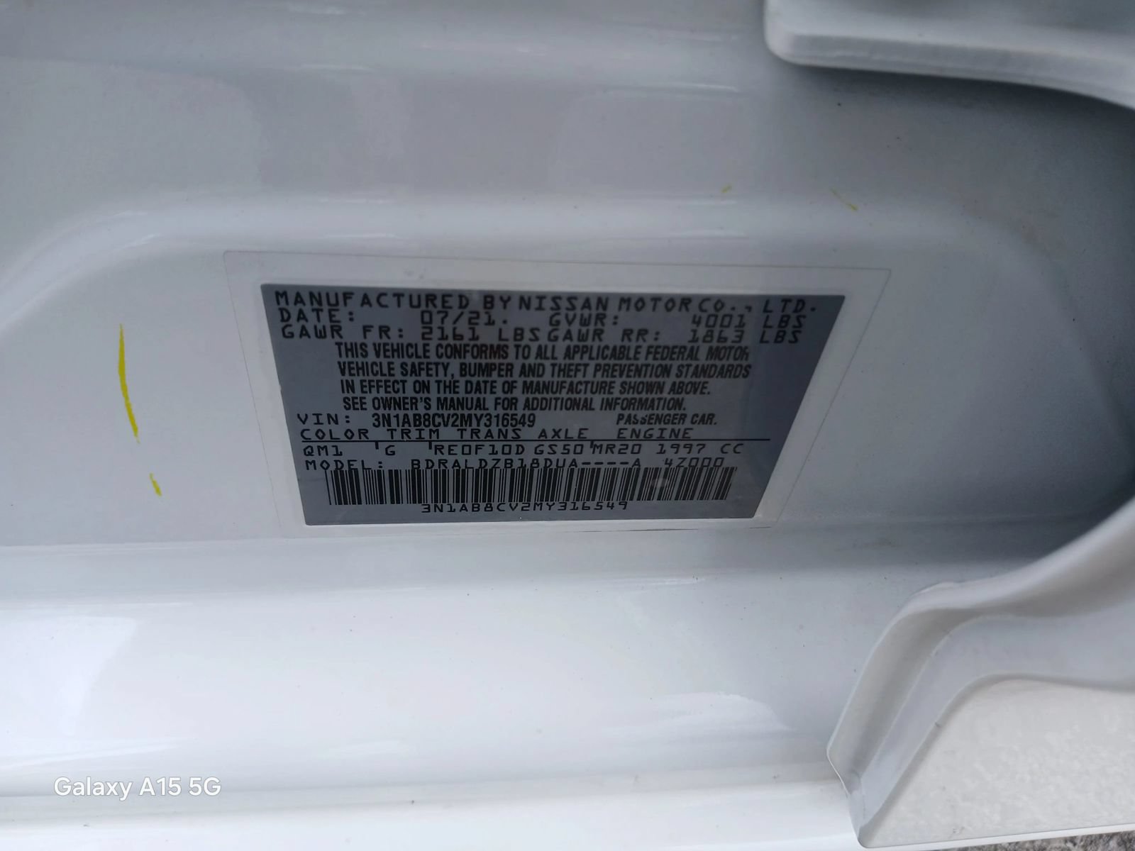 Used 2021 Nissan Sentra SV FWD image 10