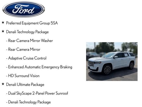 Used 2023 GMC Acadia Denali w/ Denali Ultimate Package FWD image 4