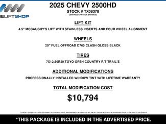 Used 2025 Chevrolet Silverado 2500 LTZ w/ LTZ Convenience Package AWD/4WD video 2