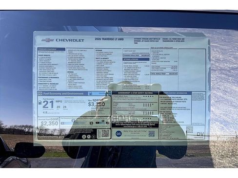 New 2026 Chevrolet Traverse LT w/ Sun and Wheel Package AWD/4WD image 16
