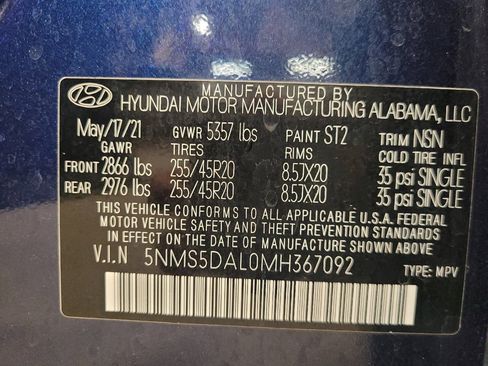 Used 2021 Hyundai Santa Fe Calligraphy AWD/4WD image 33