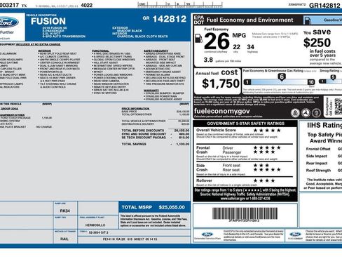 Used 2016 Ford Fusion SE FWD image 4