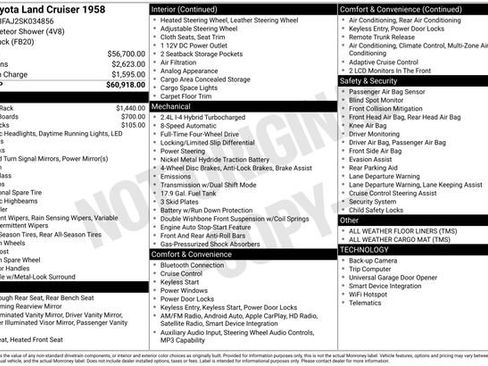 Used 2025 Toyota Land Cruiser 1958 AWD/4WD image 34