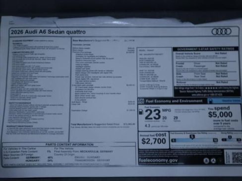 New 2026 Audi A6 Premium Plus image 9