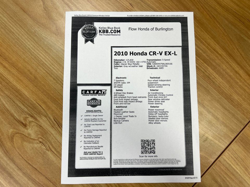 Used 2010 Honda CR-V EX-L image 37