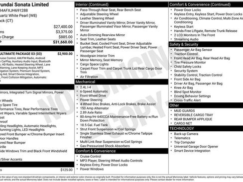 Used 2018 Hyundai Sonata Limited w/ Limited Ultimate Package 03 image 24