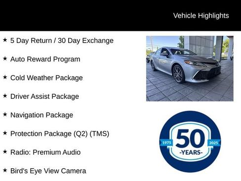 Used 2023 Toyota Camry XLE w/ Navigation Package FWD image 8