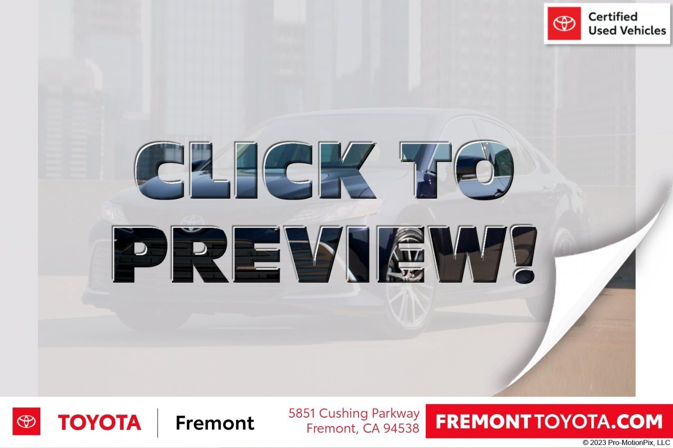 Certified 2024 Toyota Camry SE FWD image 1
