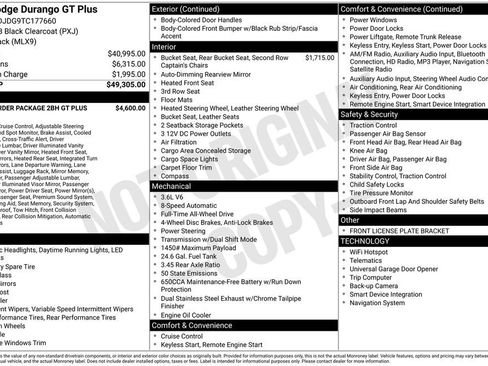 New 2026 Dodge Durango GT image 27