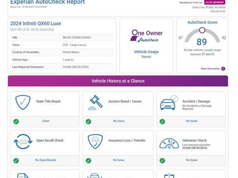 Certified 2024 INFINITI QX60 Luxe image 22