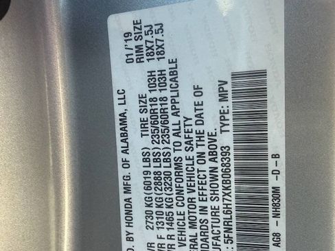 Used 2019 Honda Odyssey EX-L image 8