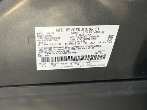 Used 2018 Ford Explorer XLT w/ Equipment Group 202A image 39