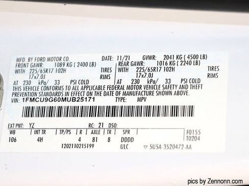 Used 2021 Ford Escape SE AWD/4WD image 30