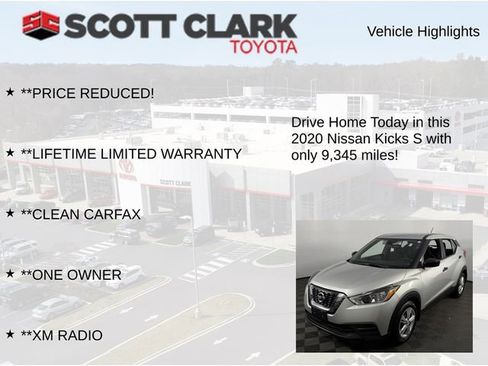 Used 2020 Nissan Kicks S image 12