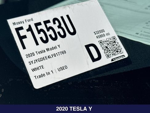 Used 2020 Tesla Model Y Long Range AWD/4WD image 2